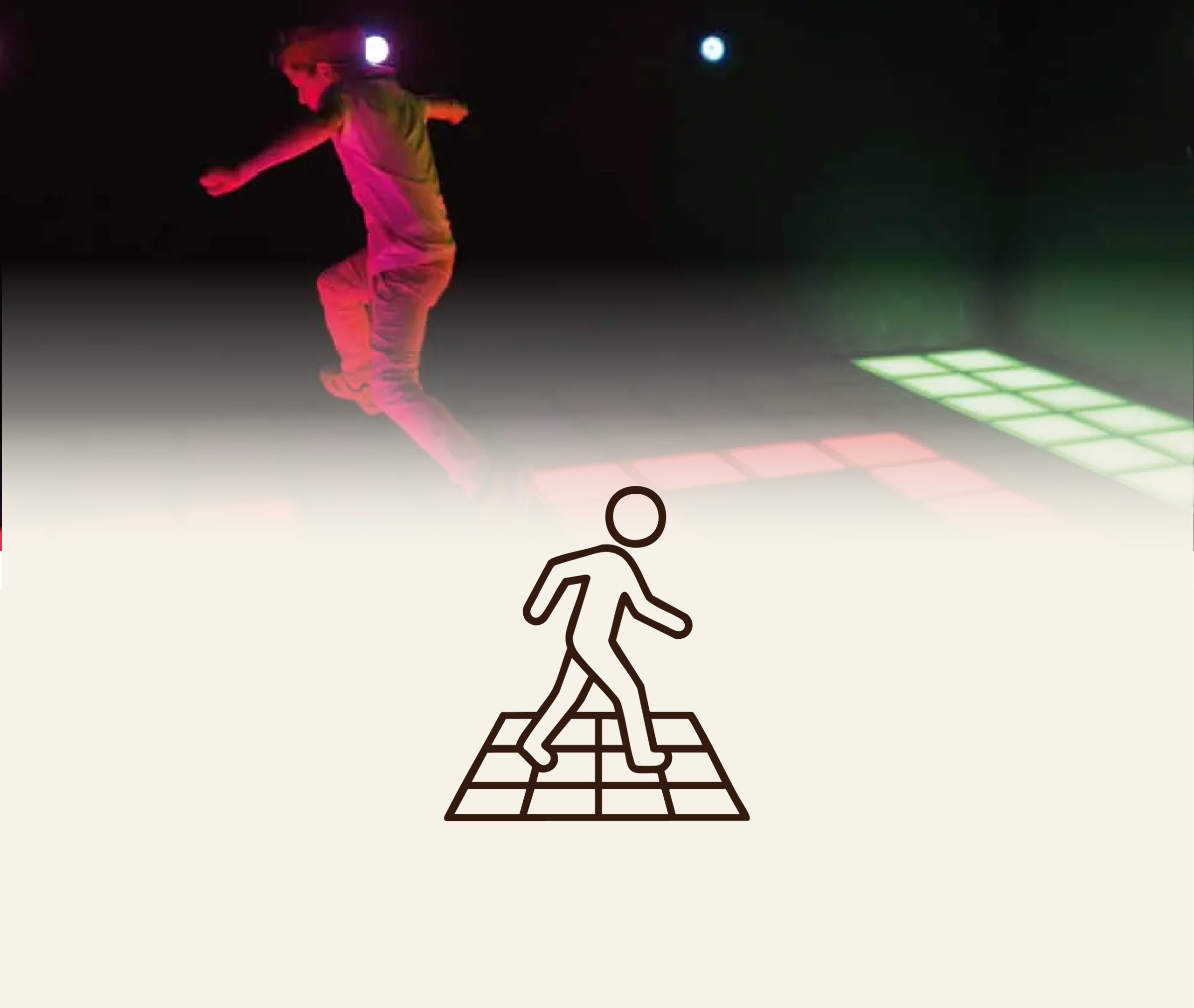 activité floor is lava sol interactif à vitré