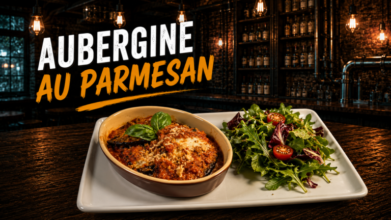 restaurant à vitré aubergine au parmesan